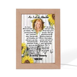 As I Sit In Heaven Memorial Frame&hellip;