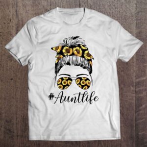 Aunt Life Sunflower Women Mothers Day Messy&hellip;