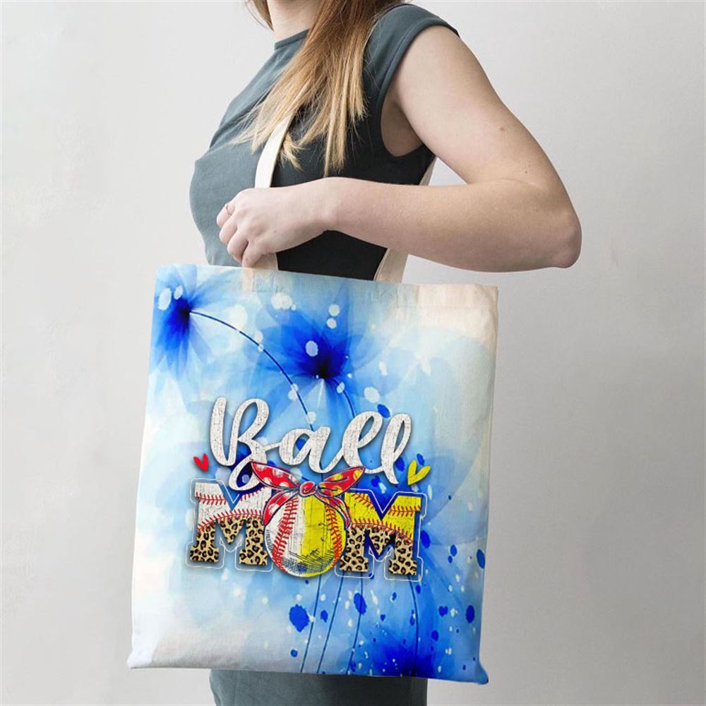 Ball Mom Baseball Softball Mom Mama Women Mothers Day Tote Bag, Mom Tote Bag, Tote Bags For Moms, Gift Tote Bags