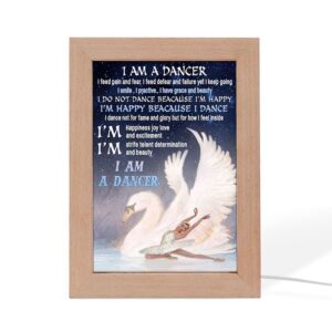 Ballet I Am A Dancer Frame Lamp,&hellip;
