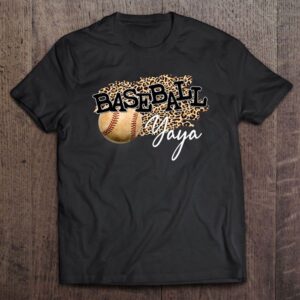 Baseball Yaya Leopard Mother’s Day T-Shirt, Mother’s&hellip;