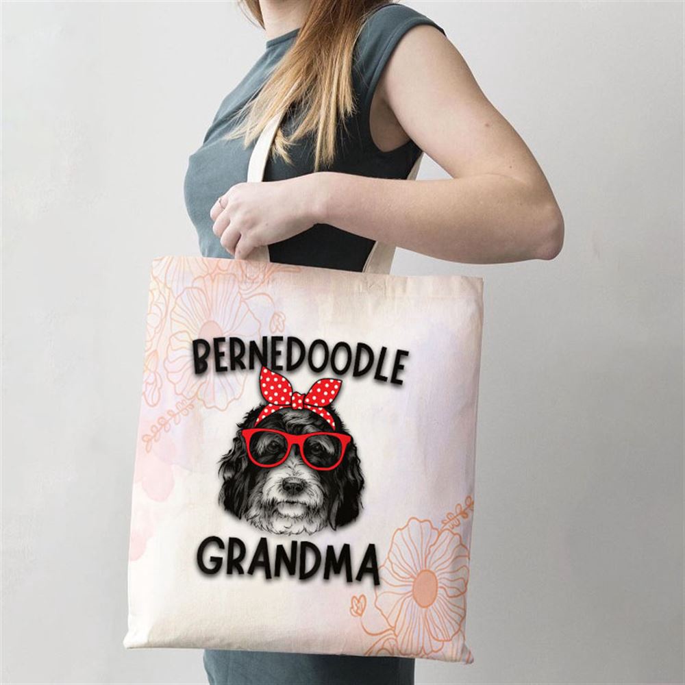 Bernedoodle Grandma Bernedoodle Dog Nana Mothers Day Tote Bag, Mom Tote Bag, Tote Bags For Moms, Mother’s Day Gifts