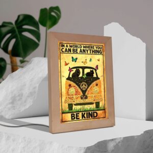 Black Cat Be Kind Cat Lover Cat Mom Frame Lamp Picture Frame Light Frame Lamp Mother s Day Gifts 3 sypwlz.jpg