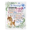 Blanket For Mother In Law All The While My Love For Your Son Custom Name Blanket Mother’s Day, Blankets For Mothers Day