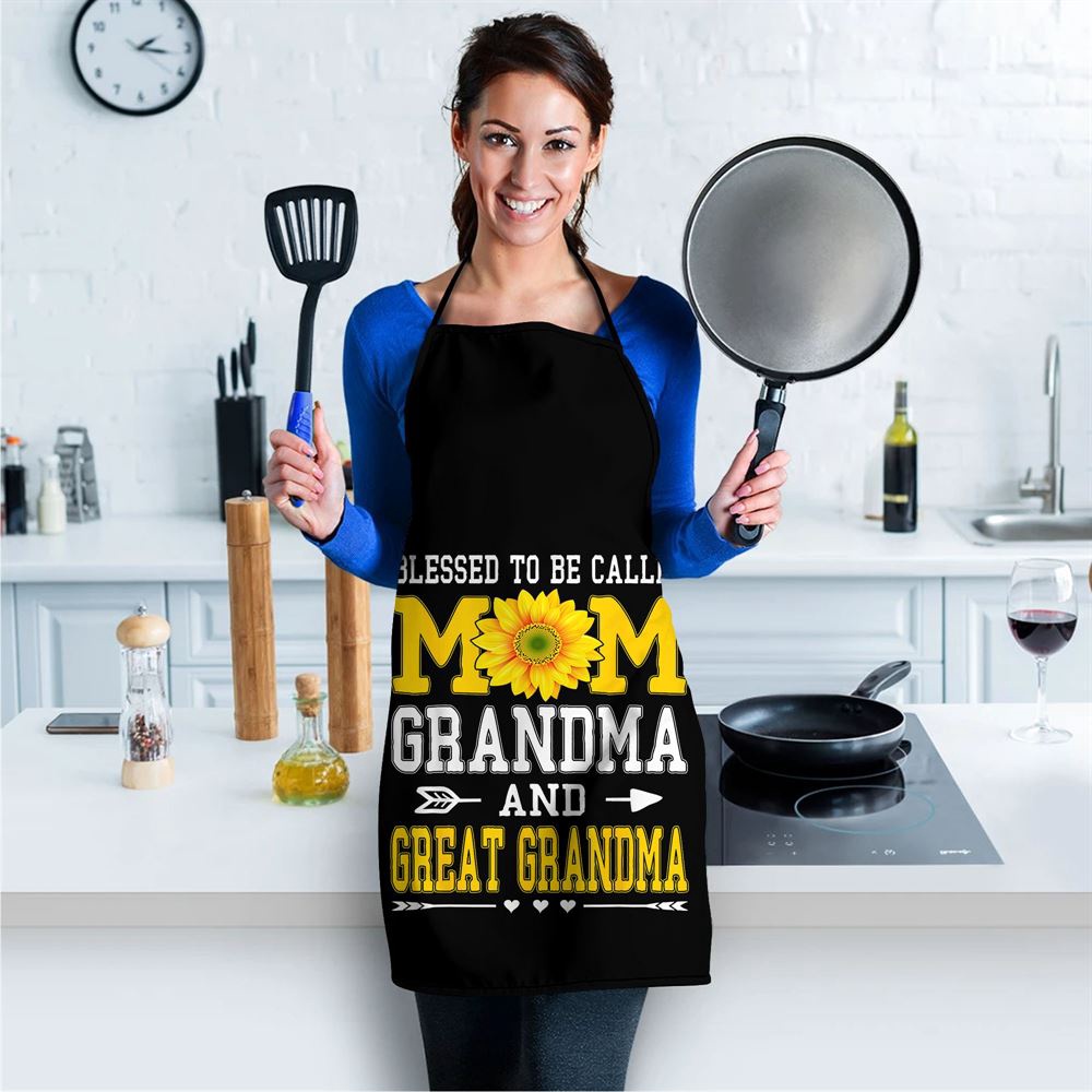 Blessed To Be Called Mom Grandma Great Grandma Mothers Day Apron, Aprons For Mother’s Day, Mother’s Day Gifts Blessed To Be Called Mom Grandma Great Grandma Mothers Day Apron, Aprons For Mother’s Day, Mother’s Day Gifts