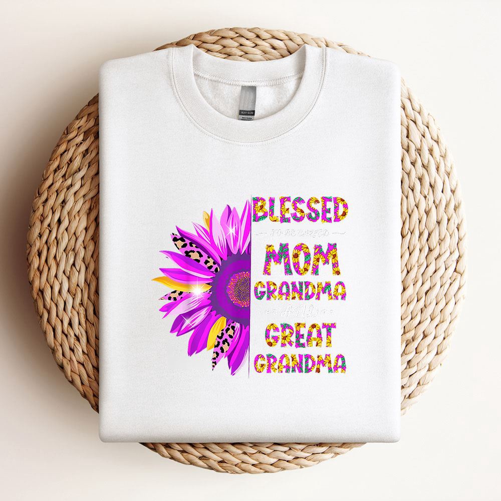 Blessed To Be Called Mom Grandma Great Grandma Mothers Day Sweatshirt, Mother Sweatshirt, Sweatshirt For Mom, Mum Sweatshirt