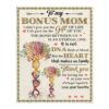 Bonus Mom Not DNA Heart Makes Us Family Mothers Day Gift From Son Daughter Sunflower Blanket, Blankets For Mothers Day