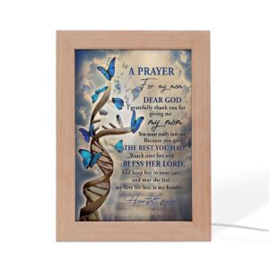 Butterfly A Prayer For My Mom Frame&hellip;