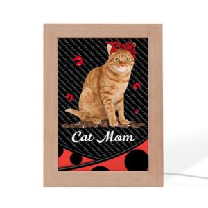 Cat Mom Red And Black Polka Dots,&hellip;