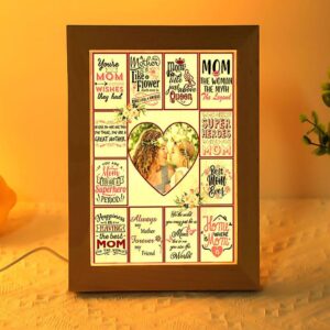 Custom I Love You Mom Frame Lamp,&hellip;
