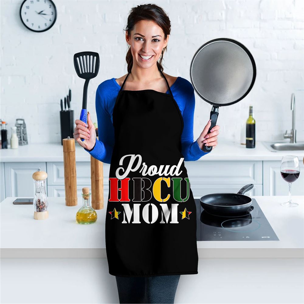 Cute Proud HBCU Mom Black College University Mothers Day Apron, Aprons For Mother’s Day, Mother’s Day Gifts
