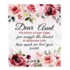 Dear Aunt Blanket From Niece Nephew It A Big Hug Butterfly Rose, Personalized Blanket For Mom, Mother’s Day Gifts Blanket