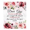Dear Godmother Blanket From Goddaughter Niece It A Big Hug Butterfly Rose, Personalized Blanket For Mom, Mother’s Day Gifts Blanket