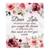 Dear Lala Blanket From Granddaughter Grandson It A Big Hug Butterfly Rose, Personalized Blanket For Mom, Mother’s Day Gifts Blanket