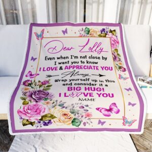 Dear Lolly Blanket From Granddaughter Grandson It&hellip;