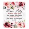 Dear Lolly Blanket From Granddaughter Grandson It A Big Hug Butterfly Rose, Personalized Blanket For Mom, Mother’s Day Gifts Blanket