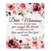 Dear Memaw Blanket From Granddaughter Grandson It A Big Hug Butterfly Rose, Personalized Blanket For Mom, Mother’s Day Gifts Blanket