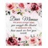 Dear Memaw Blanket From Granddaughter Grandson It A Big Hug Butterfly Rose, Personalized Blanket For Mom, Mother’s Day Gifts Blanket
