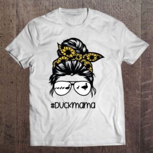 Duck Mama Messy Hair Bun Sunflower Glasses&hellip;