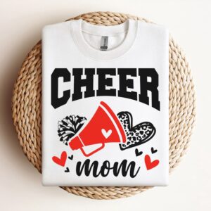Football Leopard Print Heart Sweatshirt, Mother Sweatshirt,&hellip;