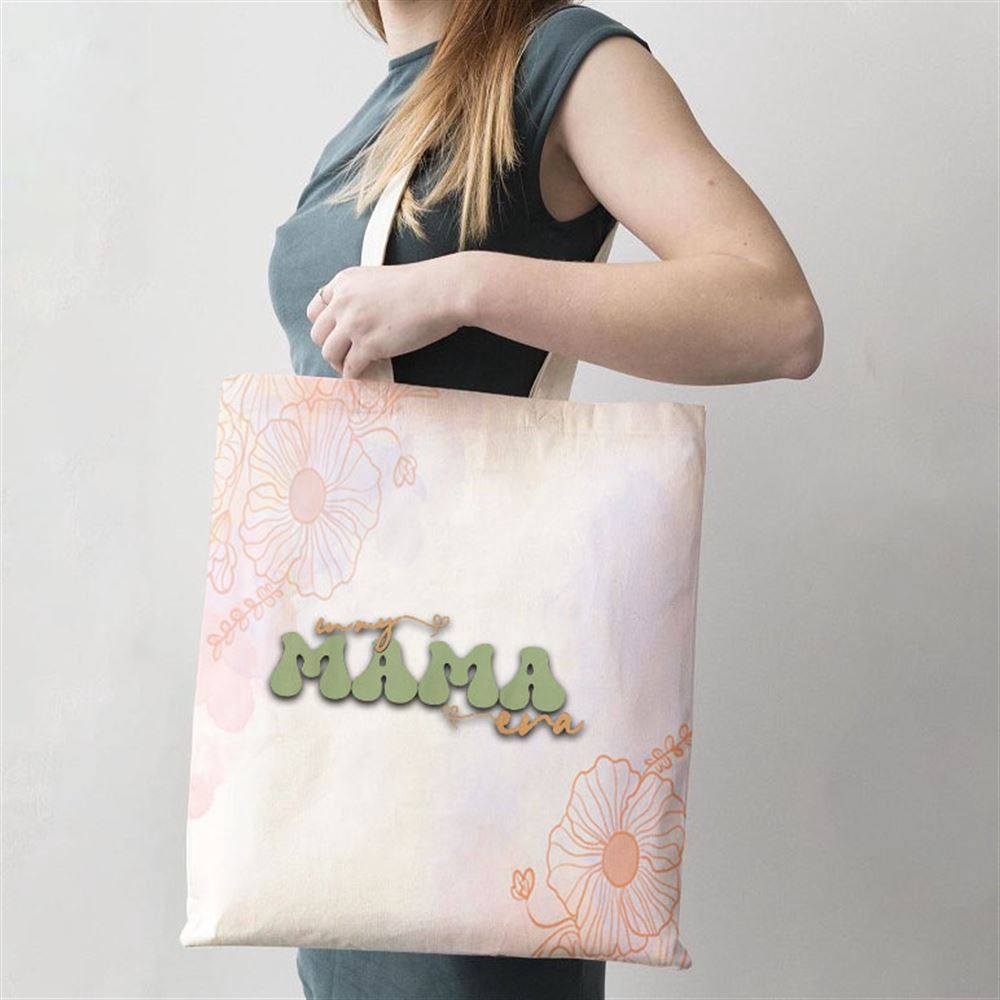 Funny In My Mama Era Lover Groovy Retro Mom Mothers Day Tote Bag, Mom Tote Bag, Tote Bags For Moms, Mother’s Day Gifts