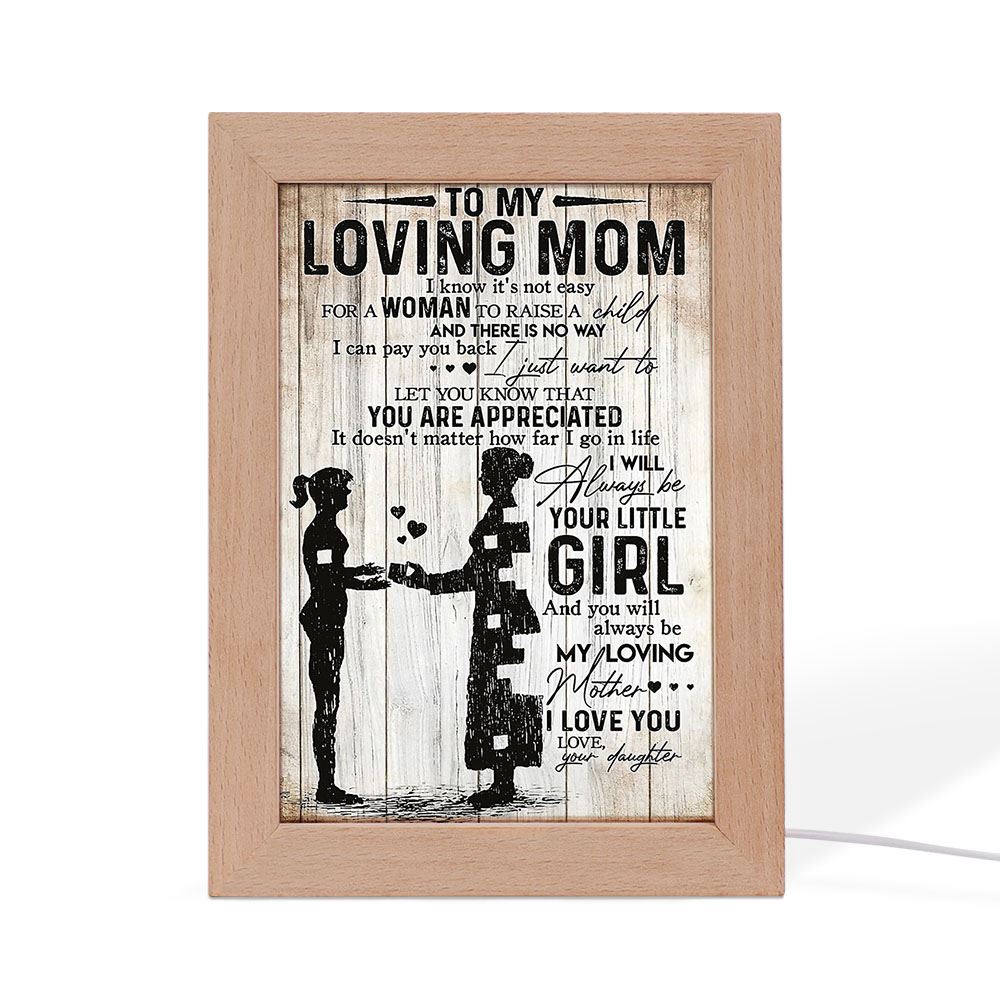 Gift For Mom Frame Lamp, Picture Frame Light, Frame Lamp, Mother’s Day Gifts