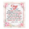 Gigi Blanket From Grandkids Granddaughter Grandson We Love You Floral, Personalized Blanket For Mom, Mother’s Day Gifts Blanket