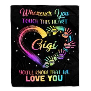 Gigi Blanket From Grandkids Granddaughter Grandson We&hellip;