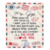 Gigi Blanket From Grandkids Grandson Granddaughter We Hugged This Blanket, Personalized Blanket For Mom, Mother’s Day Gifts Blanket