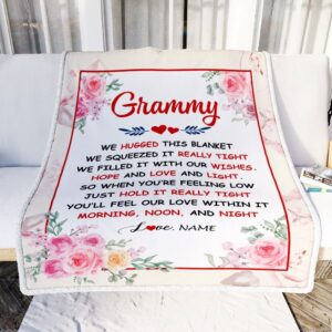 Grammy Blanket From Grandkids Granddaughter Grandson We&hellip;