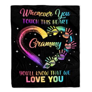 Grammy Blanket From Grandkids Granddaughter Grandson We&hellip;