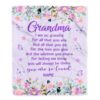 Grammy Blanket From Grandkids We Hugged This Blanket, Personalized Blanket For Mom, Mother’s Day Gifts Blanket