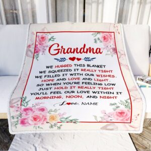 Grandma Blanket From Grandkids Granddaughter Grandson We&hellip;