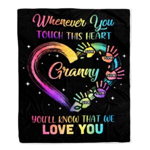 Granny Blanket From Grandkids Granddaughter Grandson We&hellip;