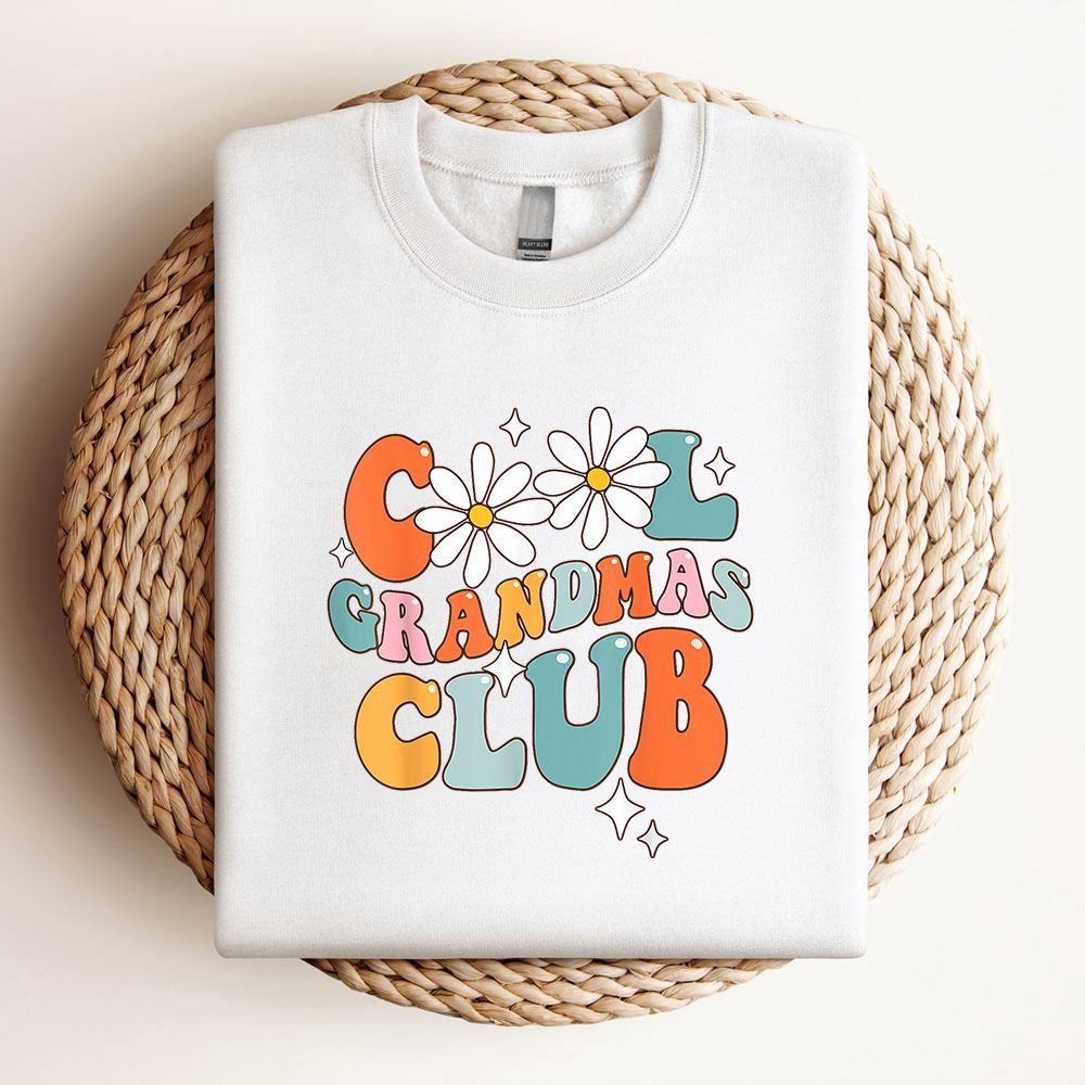Groovy Cool Grandmas Club Funny Smile Mothers Day Sweatshirt, Mother Sweatshirt, Sweatshirt For Mom, Mum Sweatshirt Groovy Cool Grandmas Club Funny Smile Mothers Day Sweatshirt, Mother Sweatshirt, Sweatshirt For Mom, Mum Sweatshirt