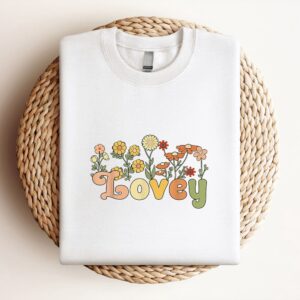 Groovy Lovey Grandmother Flowers Lovey Grandma Sweatshirt,&hellip;