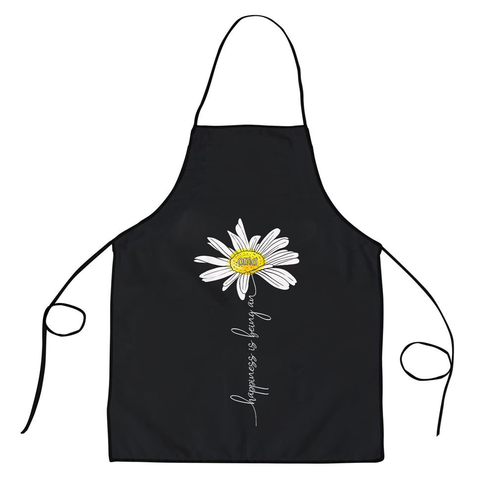 Happiness Is Being An Oma Daisy Tshirt Mothers Day Gifts Apron, Aprons For Mother’s Day, Mother’s Day Gifts