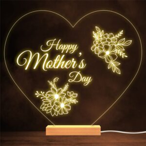 Happy Mother’s Day Heart Flowers Mum Gift&hellip;
