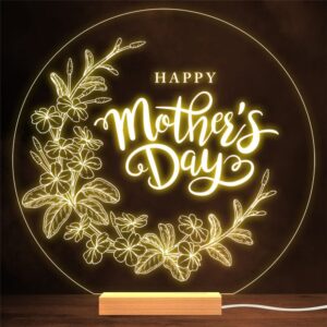 Happy Mother’s Day Round & Leaves Gift&hellip;