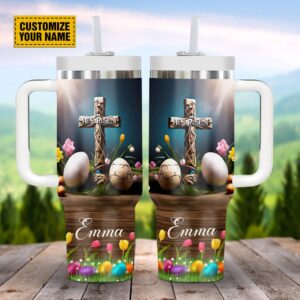 He Is Risen Customized Stanley Tumbler 40oz,&hellip;