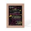 I Am Because You Are Frame Lamp, Picture Frame Light, Frame Lamp, Mother’s Day Gifts