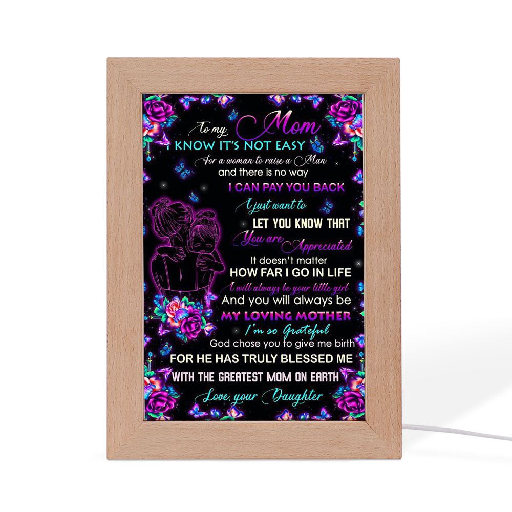 I Can Pay You Back Frame Lamp, Picture Frame Light, Frame Lamp, Mother’s Day Gifts