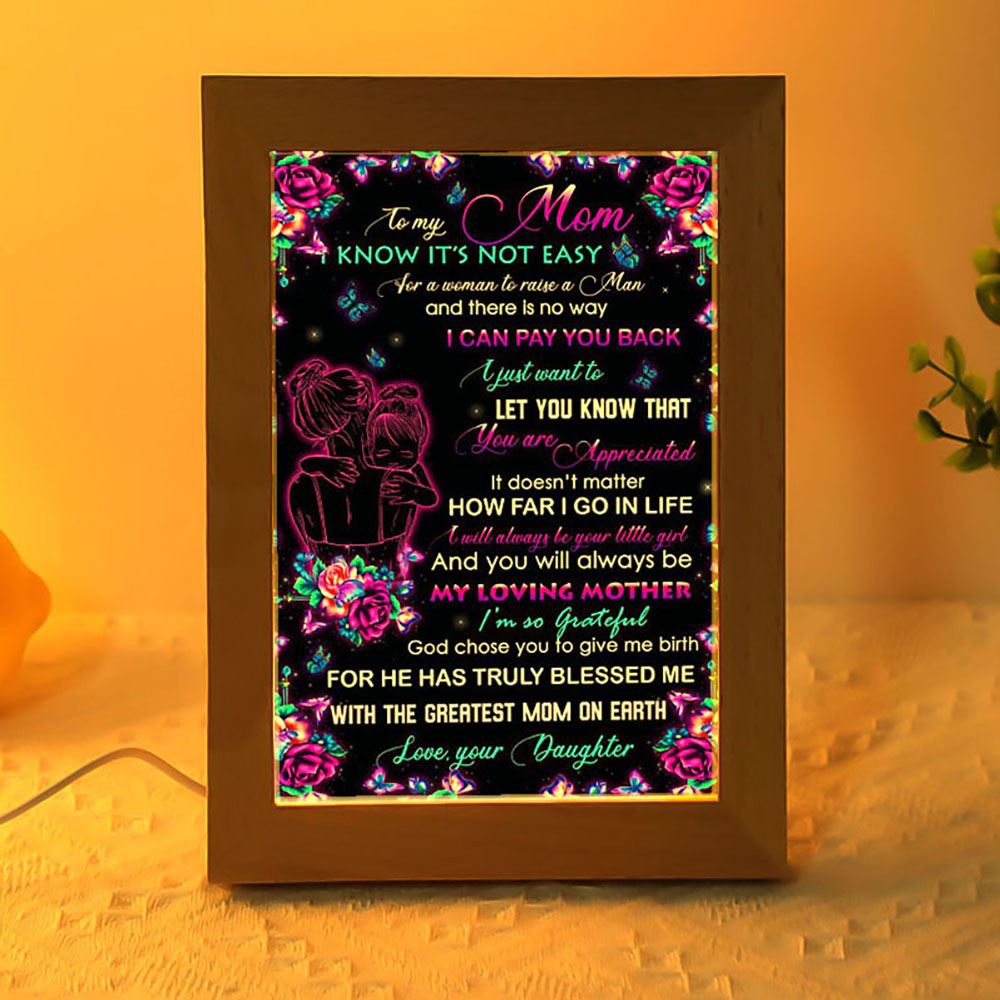 I Can Pay You Back Frame Lamp, Picture Frame Light, Frame Lamp, Mother’s Day Gifts
