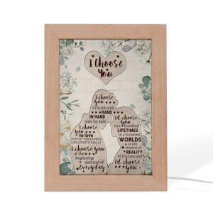 I Choose You Frame Lamp, Picture Frame&hellip;