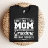 I Have Two Titles Mom And Mimi I Rock Them Both Floral Sweatshirt, Mother Sweatshirt, Sweatshirt For Mom, Mum Sweatshirt
