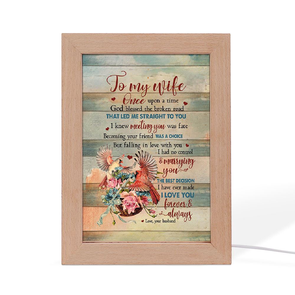 I Love You Forever And Always 4 Frame Lamp, Picture Frame Light, Frame Lamp, Mother’s Day Gifts