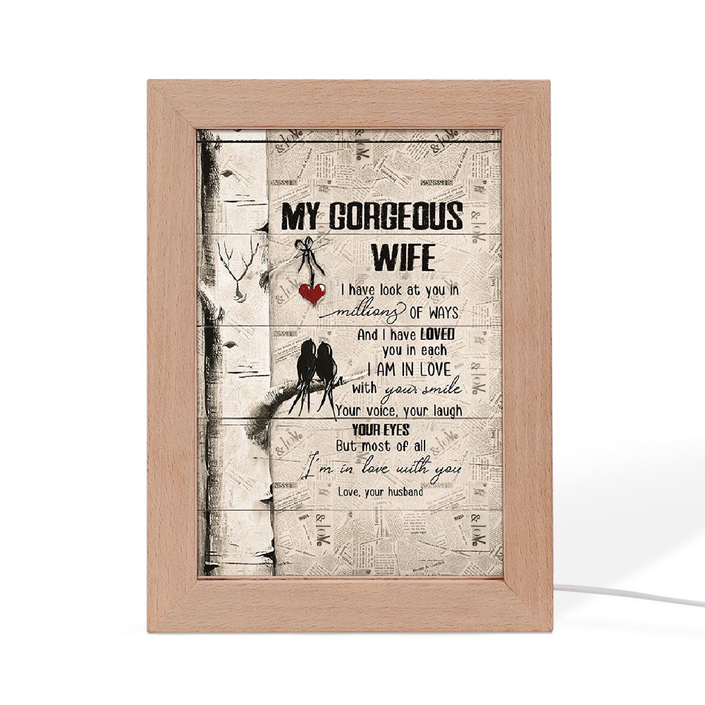 I’M In Love With You Frame Lamp, Picture Frame Light, Frame Lamp, Mother’s Day Gifts