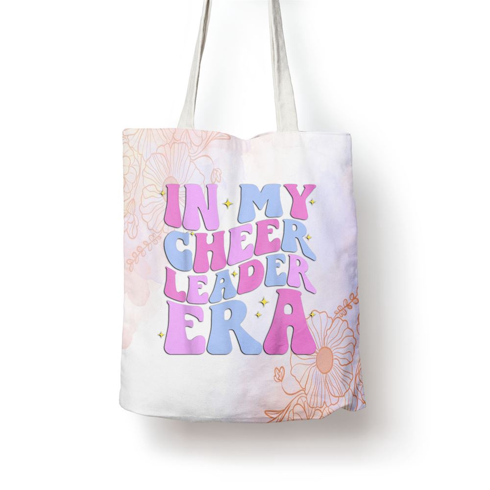 In My Cheer Leader Era Cheerleading Women Girls Boys Teens Tote Bag, Mom Tote Bag, Tote Bags For Moms, Mother’s Day Gifts
