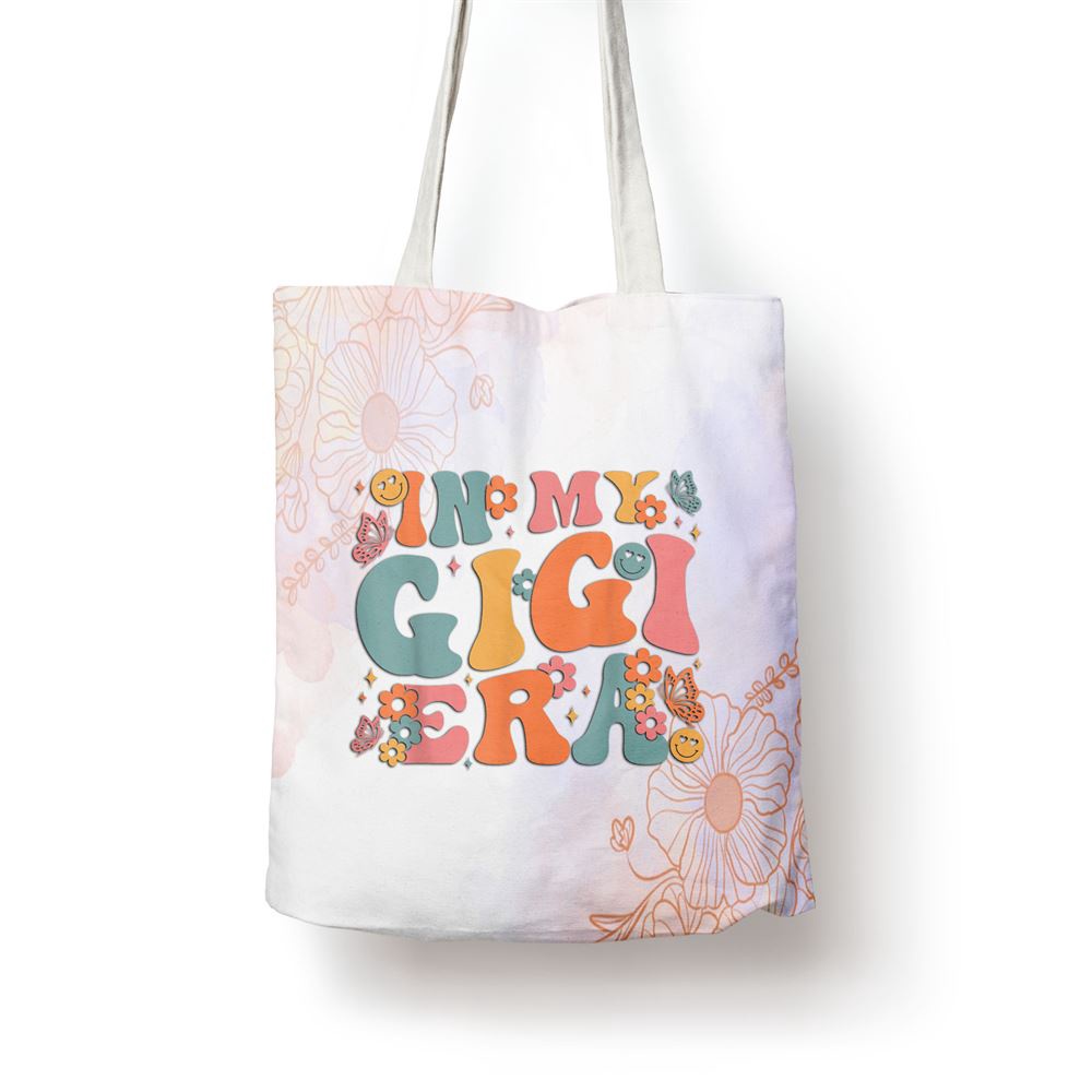 In My Gigi Era Baby Announcement For Grandma Mothers Day Tote Bag, Mom Tote Bag, Tote Bags For Moms, Mother’s Day Gifts