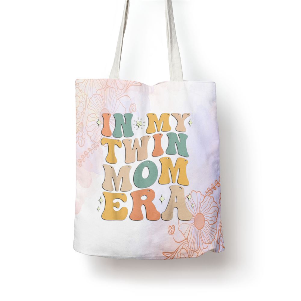 In My Twin Mom Era Funny Mothers Day For New Mom Of Twins Tote Bag, Mom Tote Bag, Tote Bags For Moms, Mother’s Day Gifts